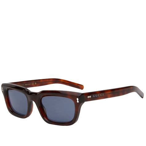 gucci blue havana sunglasses|gucci overzi sunglasses.